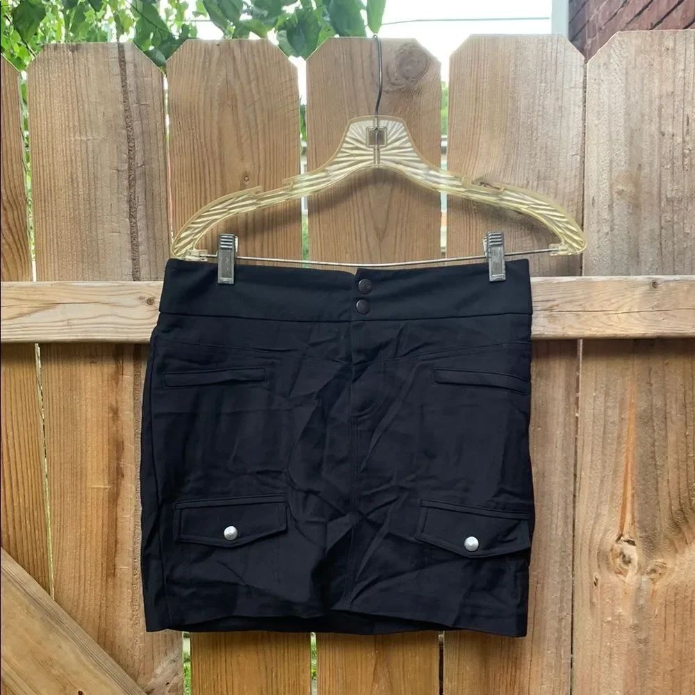 bebe Black Mini Skirt